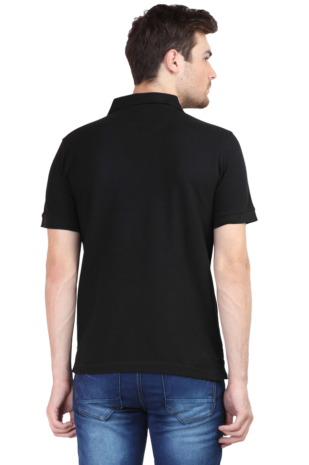 Collar T-shirt for men with paris 1980 design