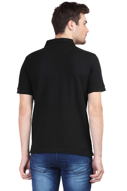 Collar T-shirt for men with paris 1980 design