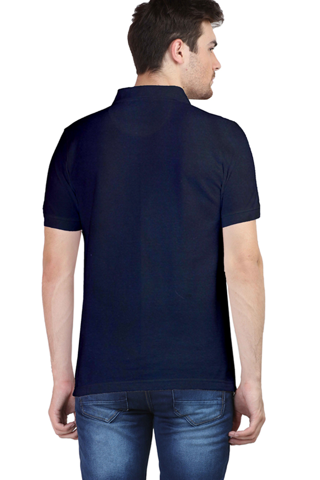 Collar T-shirt for men with paris 1980 design